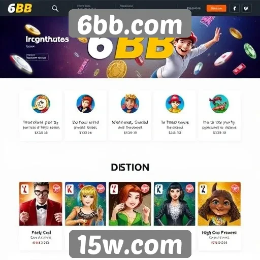 Recursos exclusivos do site de jogos 6bb.com